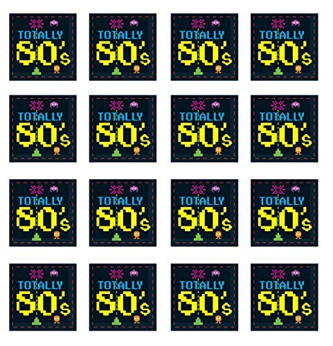 Beistle Totally 80’s Luncheon Napkin 16 Pack