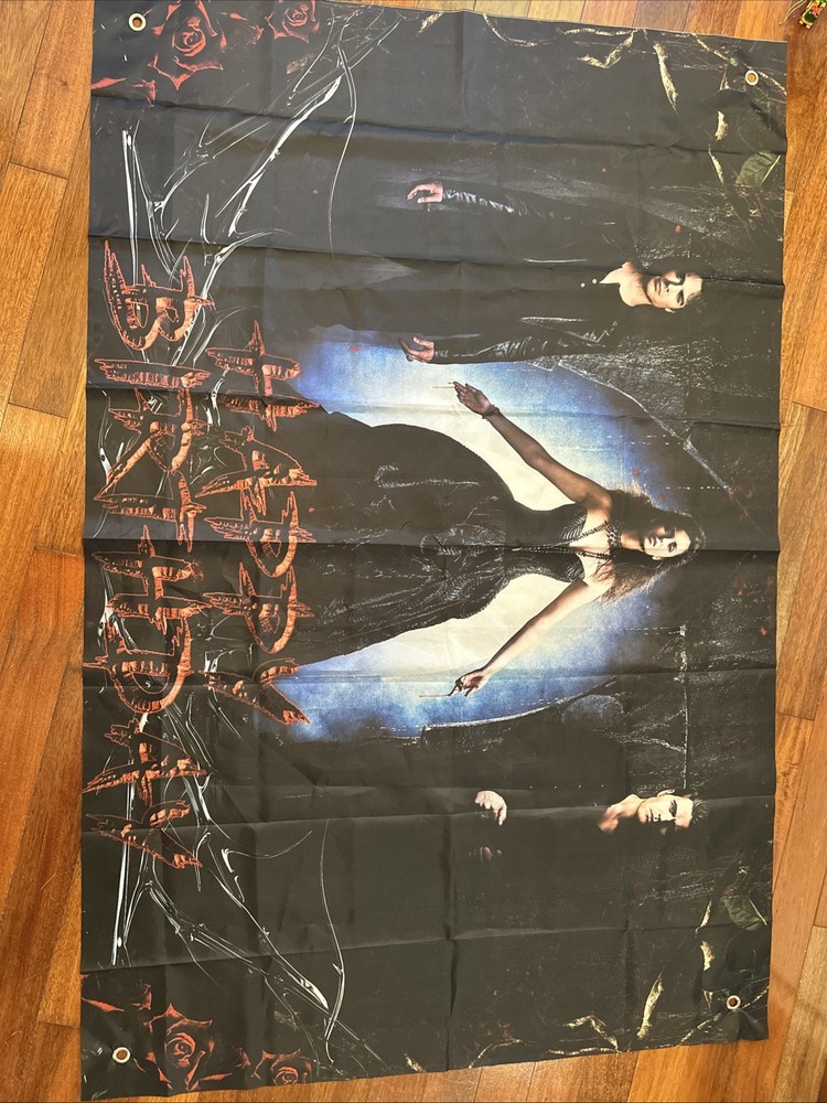 The Vampire Diaries Party Supplies Banner Backdrop Vinyl Happy Birthday Decor
