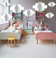 16pcs Cloud Hanging Decor Set. Classrooms, Parties, Bedrooms