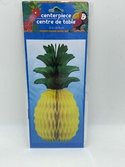 2 Luau-Themed Honeycomb Pineapple Centerpiece 12” Tropical Hawaii New *12