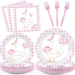 Pink 1st Birthday Party Decorations – Silly Goose Theme