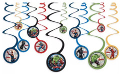 Marvel Powers Unite Swirl Decorations- MARVEL AVENGERS – Swirl Decoration Supply