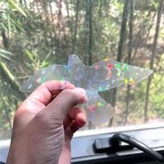 Holographic Window Decals for Bird Strikes – Glass Reminder Clear