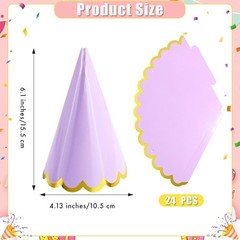 24 PCS Party Hats for Adults, Party Decorations, Party Headwear for Birthday|…