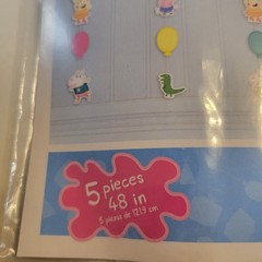 Peppa Pig Party Decor Kit Scene Setters Banner Swirl Hanging Props 31pc Bundle