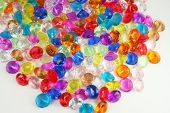 Bulk Pirate Gems 20MM ACRYLIC Plastic DIAMOND Shape Assorted color Choose Amount