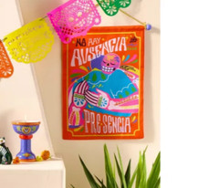 Day Of The Dead reversible wall banner Dia De Muerto English / Spanish
