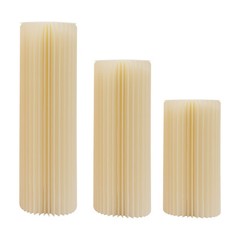 3PCS Foldable Cardboard Centerpiece Column Flower Stand Wedding Party Decoration