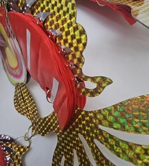 Chinese New Year Lantern Decorations PAIR ~ Fish Lanterns & Pineapple LARGE