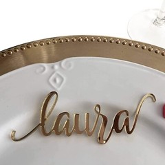 Personalized Wedding Place Cards Acrylic Table Name Calligraphy Wedding Any Font