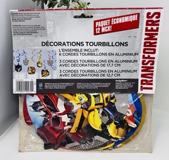 Transformers Swirl Decorations 12 Pc Party Hanging Decor Hasbro 2014 New