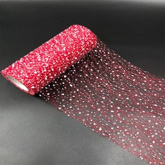 Floral Tulle Roll 15cm x 9.14m Wedding Baby Shower Party Decor Craft DIY Fabric
