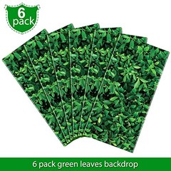 Jumbo Green Leaves Photography Leaf Backdrop 3D Waterproof 54 x 108 Inches 6