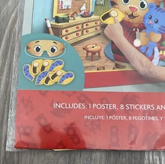 Daniel Tiger’s Neighborhood Birthday Party Supplies Party Game Pin The Tail NEW