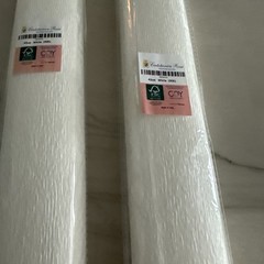white crepe paper