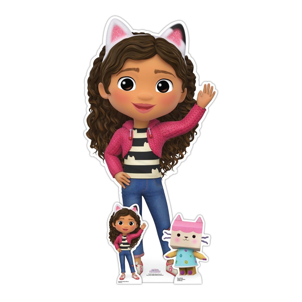 Gabby from Gabby’s Dollhouse Official Cardboard Cutout with 2 FREE Minis