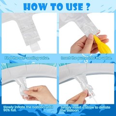 8PCS Dolphin Balloons Foil, 45IN Large Dolphin Balloons for Party Decorations
