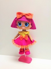 LOL Surprise Lil Glitter Queen Doll Centerpiece L.O.L. Surprise Felt Doll 15″