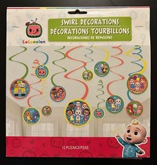 CoComelon 12pc Swirl Decorations
