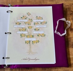 New 3pc Deep Purple Silver Quinceanera Ceremony Set Bible Photo Album Guest Book