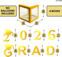 Green and Gold Graduation Decorations 2026 – Pack of 76 | Congrats Grad Banner,