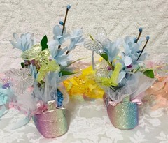 Rainbows & Butterfly Baby Shower/Birthday Centerpiece, Keepsake Outfit-Unique