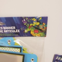 Nickelodeon Rise of TMNT 4.25′ SHELL-EBRATE! Banner NEW