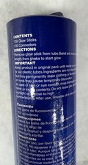 100 Piece Glowstick Dolphin Brand New Sealed Package