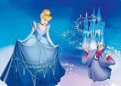 Cinderella Princess Birthday Party Supplies Party Backdrop Photo Background 5×3′