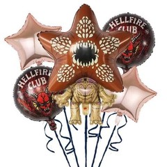 Stranger-Things Big Into Energy Party Hellfire Club Foil Balloons for Fans