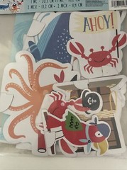 Pirate AARGH table decorating kit party kids ship center peice
