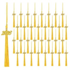 60 Pcs Gold Graduation Cap Tassel Decorations 2026, Grad Party Supplies & Gifts