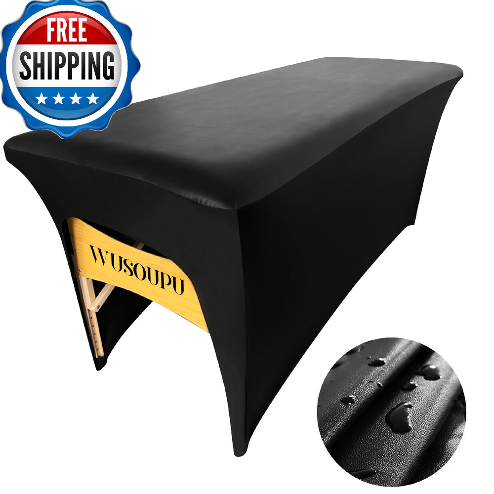WUSOUPU Wipeable Lash Bed Cover Massage Table Cover Waterproof and Reusable Wax