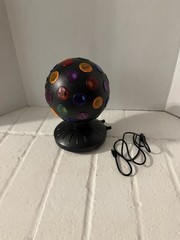 Disco Ball Light Multicolor w/ Power Cord Black Disco Theme Birthday Party