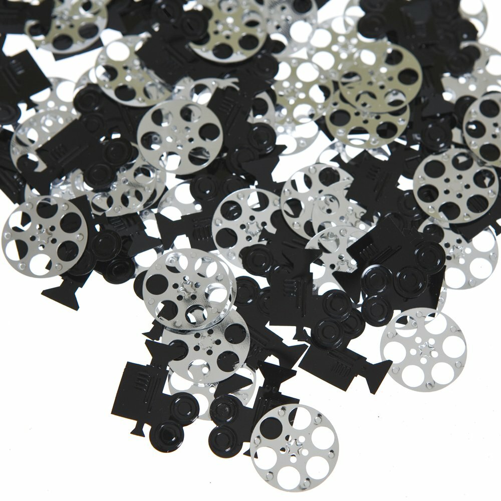 Metallic Foil Camera & Film Confetti 2oz Bag