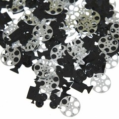 Metallic Foil Camera & Film Confetti 2oz Bag