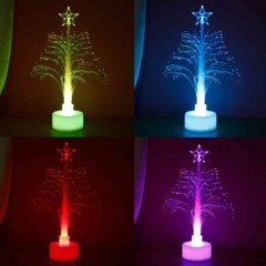 5pcs LED Color Changing Christmas Tree Night Light Decor Home Table Merry Party