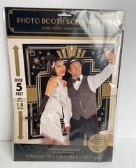 Gatsby Party Photo Backdrop Roaring 20s Scene Setter by Amscan New