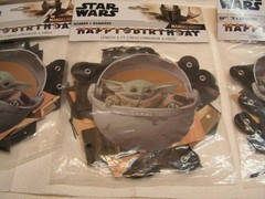 3 X Star Wars Party Decorations Baby Yoda BIRTHDAY Banner 6′ lot set.