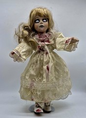 Large 40cm Tall 16″ Horror Possessed Zombie Bride Doll Creepy Halloween Gothic