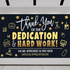 Employee Appreciation Day Banner Backdrop Decorations We Appreciate You Banner A