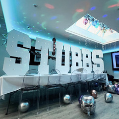 4FT GIANT LETTERS – DIY Cardboard Party Decoration – Large Display, Backdrop,