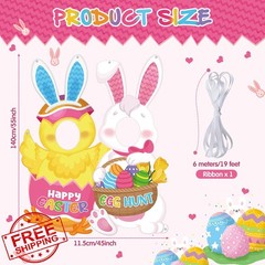 WovWeave Easter Face Hole Banner Backdrop