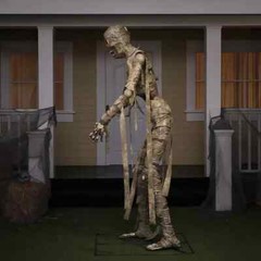 Mummy Halloween Tomb Guardian with Lights & Sounds Prop Decoration 6ft /1.8m NEW