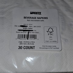 NEW 8 Packages CHEERS Napkins (30/pack) Gold Graduation Wedding Retirement Party