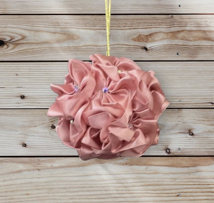 Small artificial Flower Pomander Ball – Wedding, Party and Home Decor
