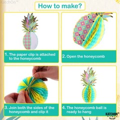 , Huge Pineapple Centerpiece For Tables Decorations – 12 inch, Pack of 6 | Lu…