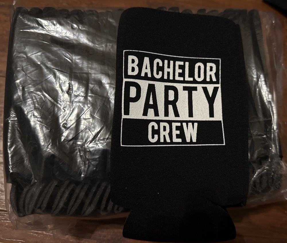 Bachelor Party Crew Koozies Bachelor Party Can Coolers, Set of 19