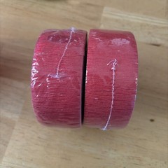 2x Crepe Paper Apple Red Party Decoration Streamers – 81ft