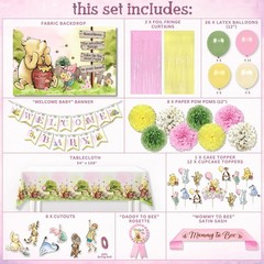 Easy Setup Winnie the Pooh Baby Shower Decorations – Durable & Safe Decor